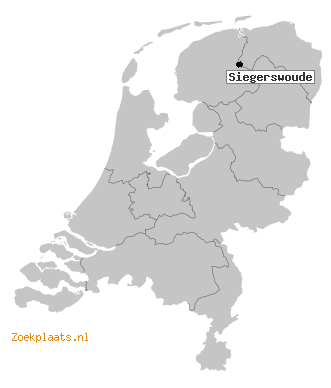 Kaart Siegerswoude