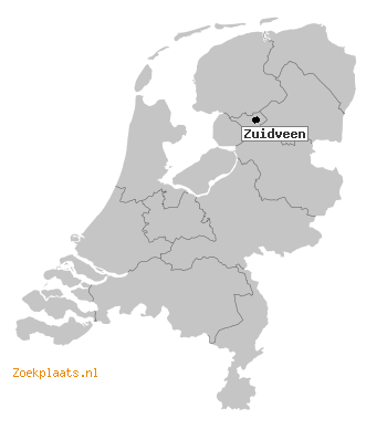 Kaart Zuidveen