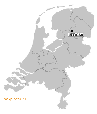 Kaart Uffelte