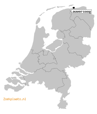 Kaart Lauwersoog