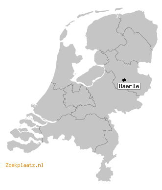 Kaart Haarle