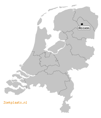 Kaart Assen
