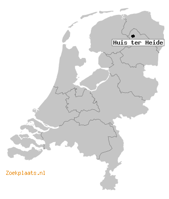 Kaart Huis ter Heide