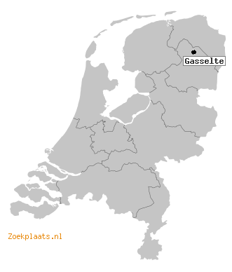 Kaart Gasselte
