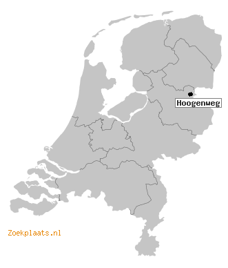 Kaart Hoogenweg