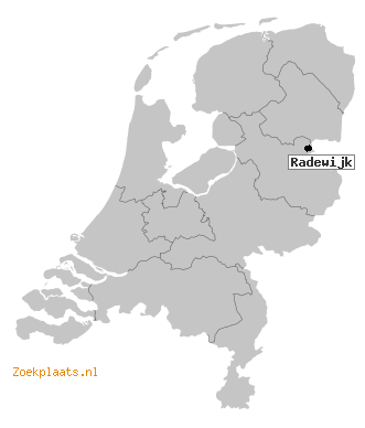 Kaart Radewijk