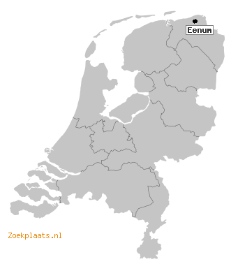 Kaart Eenum