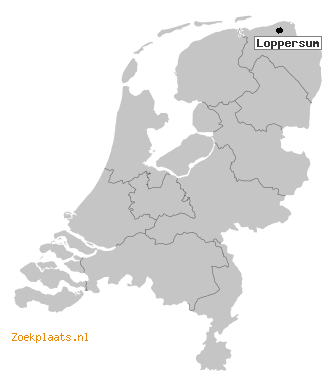 Kaart Loppersum