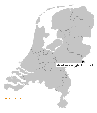 Kaart Winterswijk Huppel