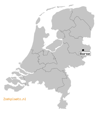 Kaart Borne