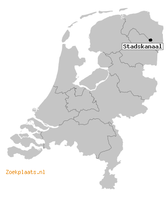 Kaart Stadskanaal