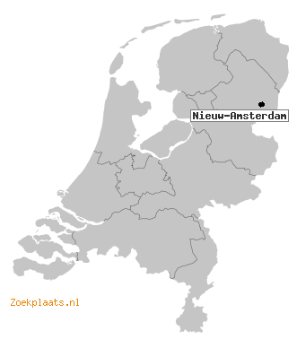 Kaart Nieuw-Amsterdam