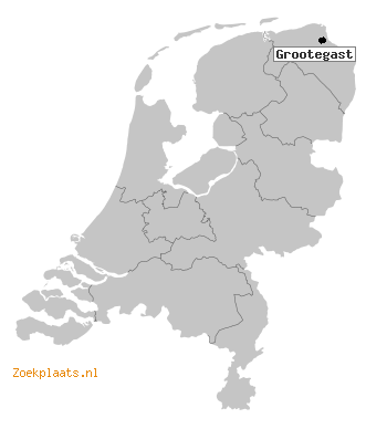 Kaart Grootegast