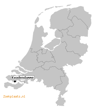 Kaart Kwadendamme