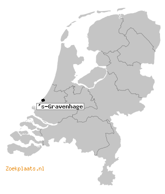 Kaart 's-Gravenhage