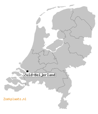 Kaart Zuid-Beijerland