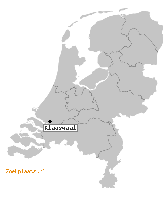 Kaart Klaaswaal
